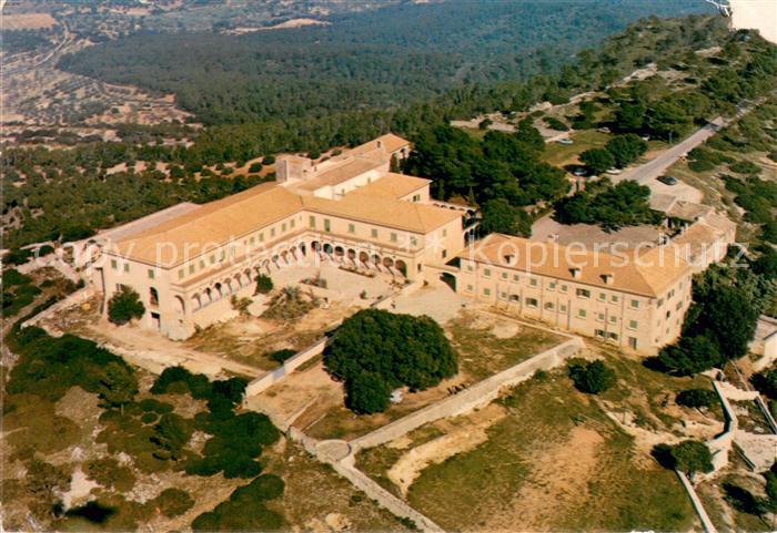 Randa Mallorca Santuario de Nuestra Senora de Cura vista aérea