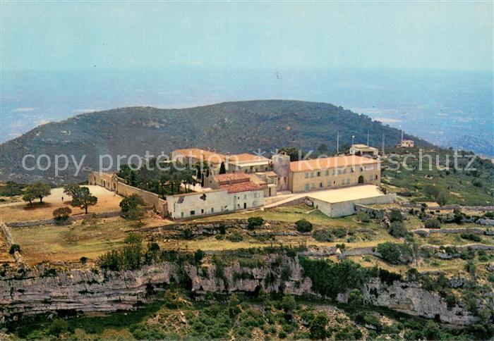 Randa Mallorca Santuario de Nuestra Senora de Cura vista aérea
