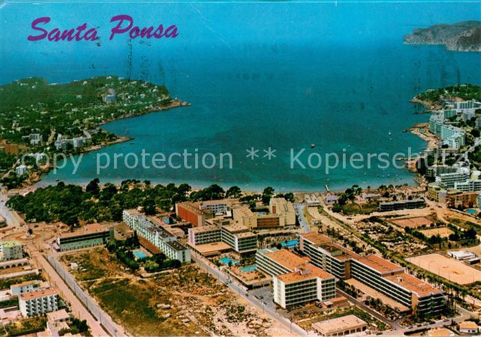 Santa Ponsa Mallorca Islas Baleares Hotelanlagen Bucht Kueste