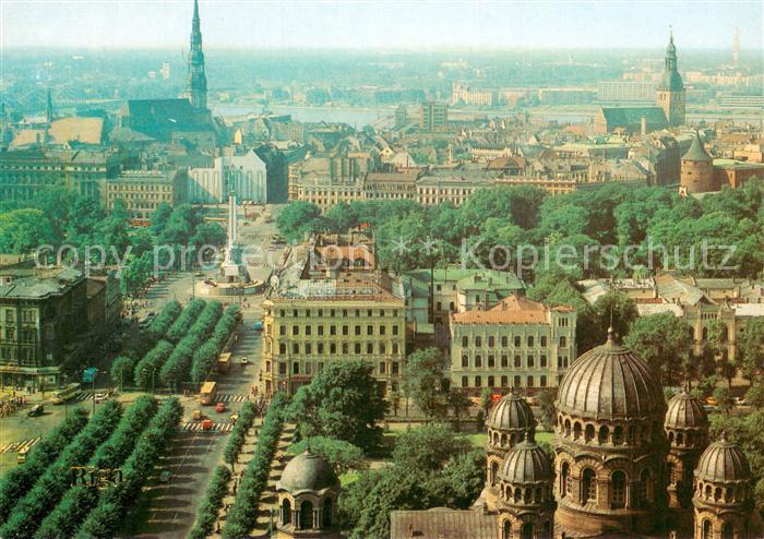 Riga Lettland View of the City from Hotel Latvia