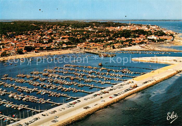 Arcachon 33 Port de Pêche et de Plaisance vue aérienne
