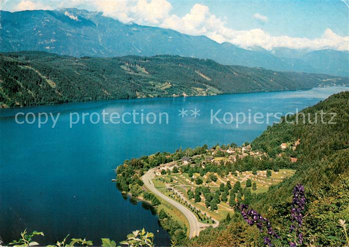 Millstatt Millstaettersee Pesenthein am Millstaetter See Alpenpanorama