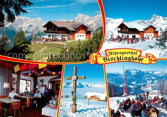 Werfenweng Alpengasthof Bischlinghoehe Restaurant Sonnenterrasse Kreuz Winterspo
