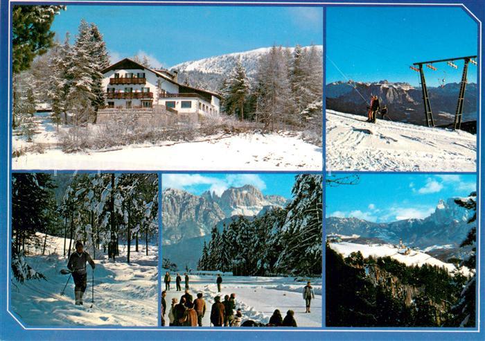 Klobenstein Ritten Gasthof Tann Albergo Wintersportplatz Alpen