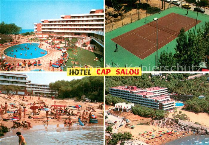 Salou Hotel Cap Salou Swimming Pool Tennis Strand Fliegeraufnahme