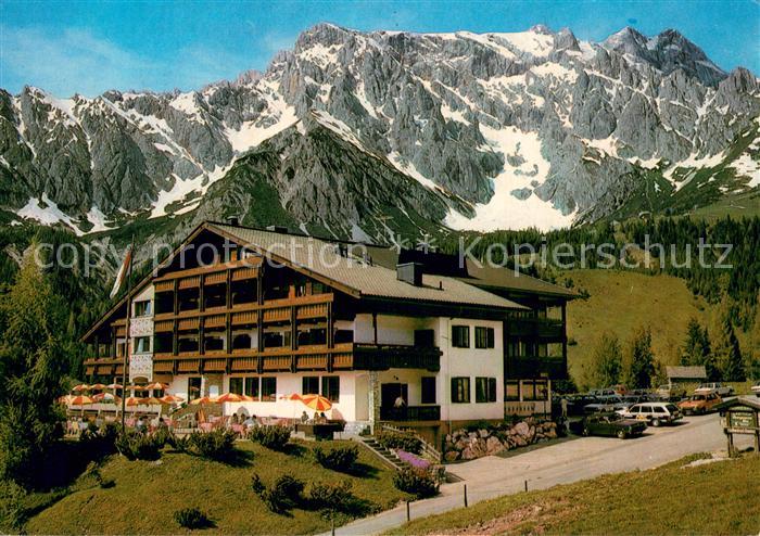 Dienten Hochkoenig Alpengasthof uebergossene Alm