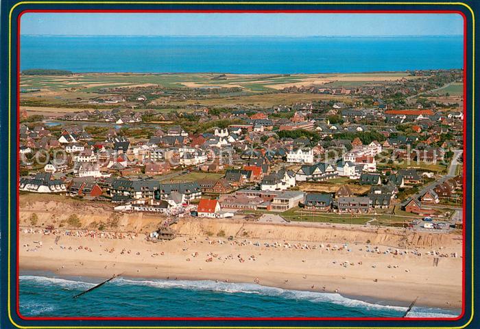 Wenningstedt Sylt Fliegeraufnahme