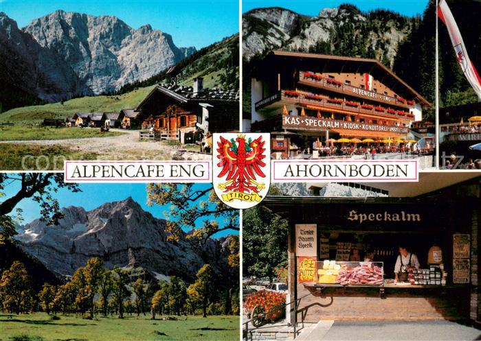 Hinterriss Tirol Alpencafe Eng Ahornboden Speckalm Alpen
