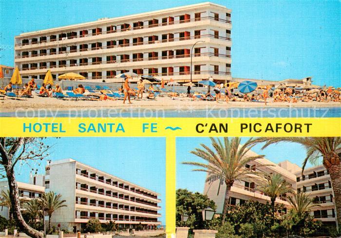 Can Picafort Mallorca Hotel Santa Fe Strand