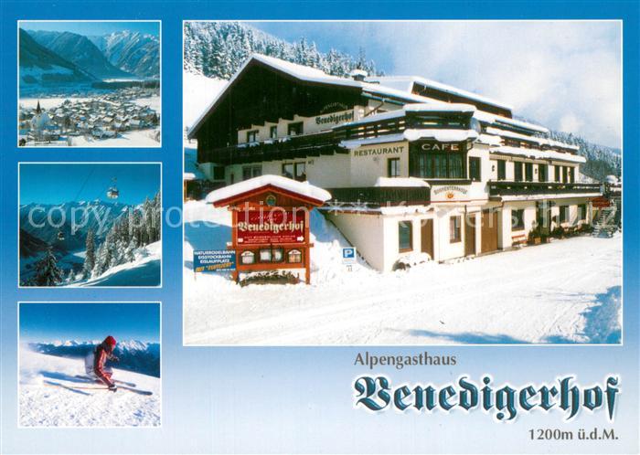 Neukirchen Grossvenediger Alpengasthaus Venedigerhof Wintersportplatz Alpen