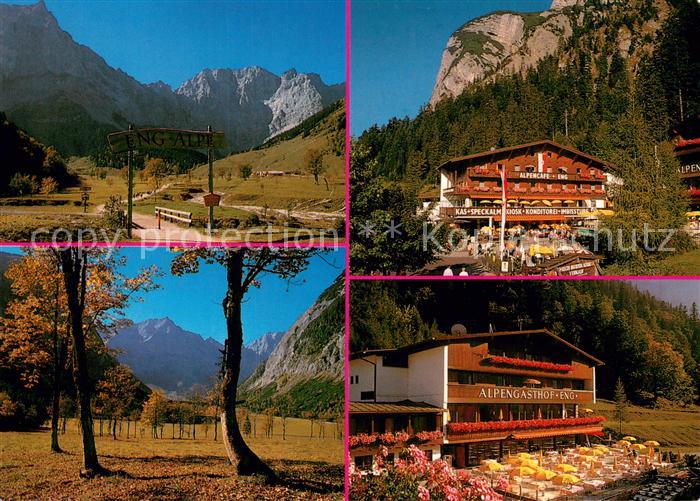 Hinterriss Tirol Alpengasthof Cafe Eng am Grossen Ahornboden Alpen