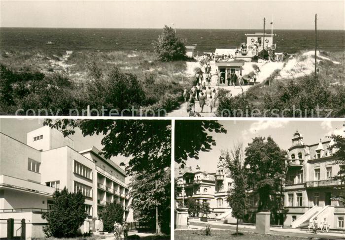 Swinoujscie Swinemuende Wejscie na plaze Dom wypoczynkowy Ewunia Strand Ferienha