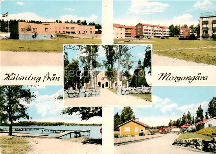 Morgongava Teilansichten Promenade am See