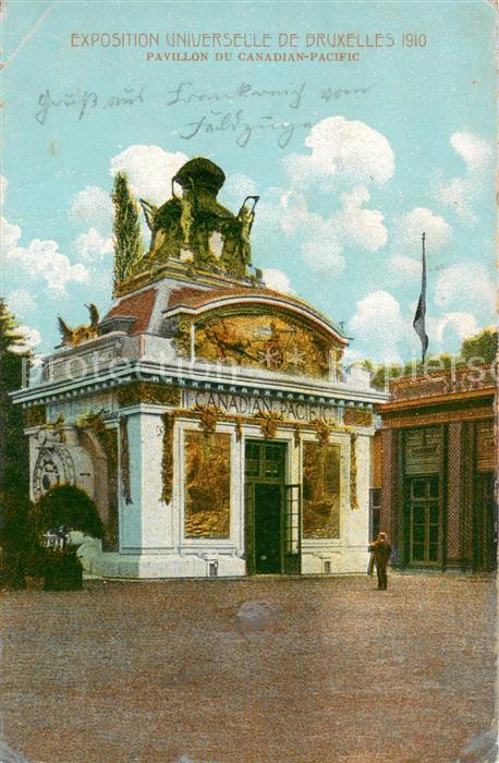 Exposition Universelle Bruxelles 1910 Pavillon du Canadian-Pacific