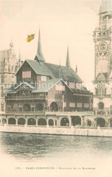 Exposition Universelle Paris 1900 Pavillon de la Norwége