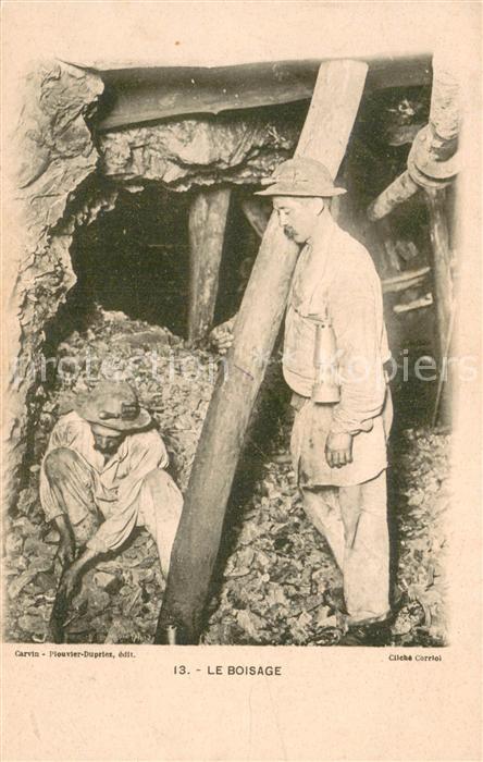 Bergbau Mining LE Boisage Frankreich