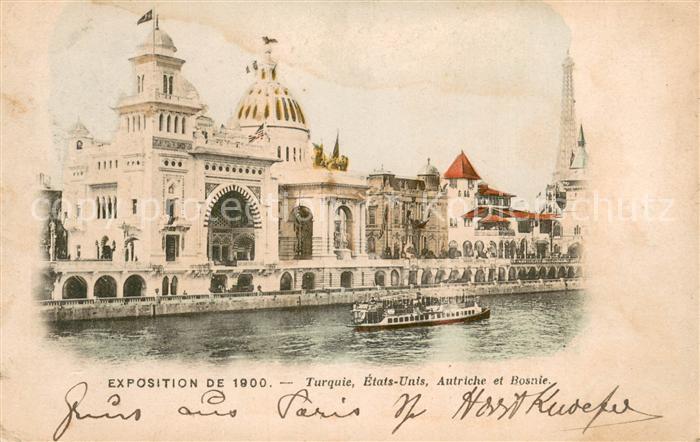 Exposition Universelle Paris 1900 Turqui Etats-Unis