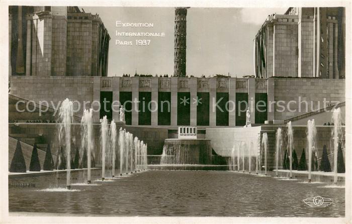 Exposition Internationale Paris 1937 LES BAssINS ET FONTAINES
