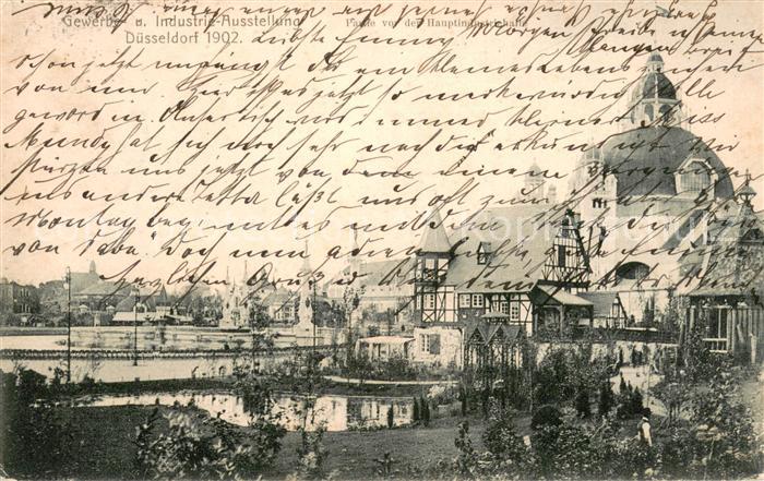 Ausstellung Industrie Gewerbe Kunst Duesseldorf 1902  Nr. 80 Fledr Wolfrum Haupt