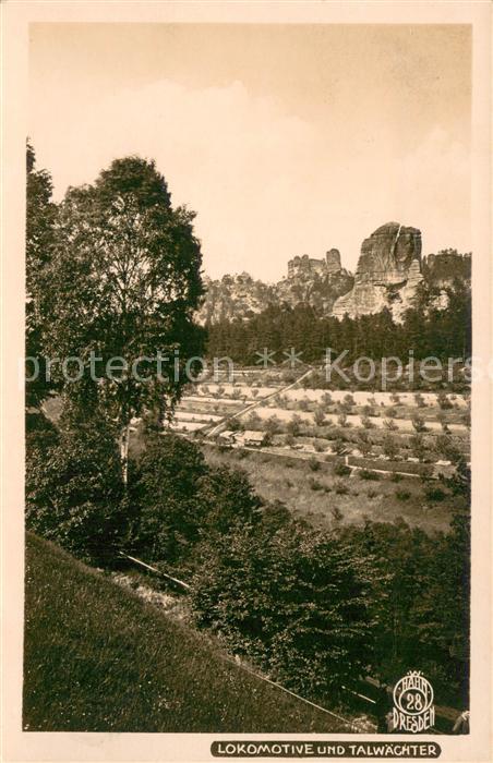 Foto Hahn Nr. Nr.28 Lokomotive und Talwächter