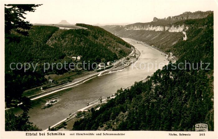 Foto Seidel M. Schmilka Nr. Nr. 365 Elbtal bei Schmilka