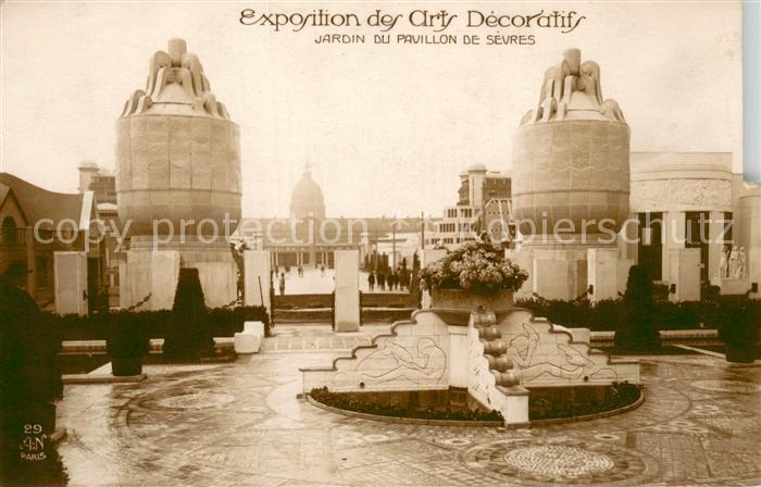 Exposition Arts Decoratifs Paris 1925 AN Paris Nr. 29 Jardin du Pavillon de Sévr