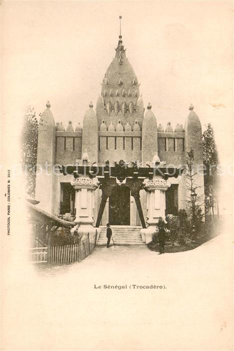 Exposition Universelle Paris 1900 Le Sénégal Trocadéro