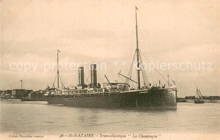 Dampfer Oceanliner St.-NAZAIRE