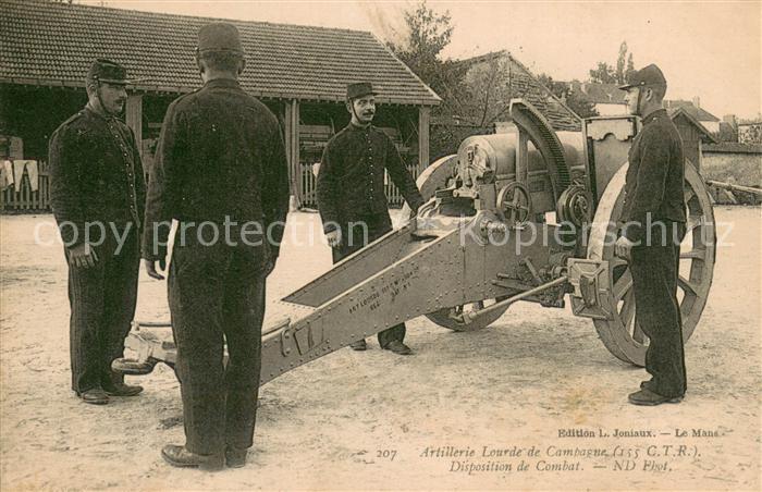 Militaria Geschuetze Artillerie Lourde de Compacne