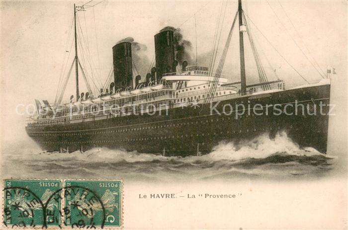 Dampfer Oceanliner Le Havre-La Provence