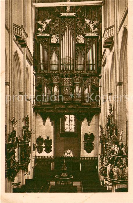 Kirchenorgel Marinkirche zu Luebeck