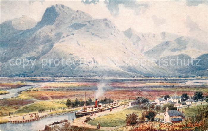 Dampfer Seitenrad Ben Nevis from Banavie