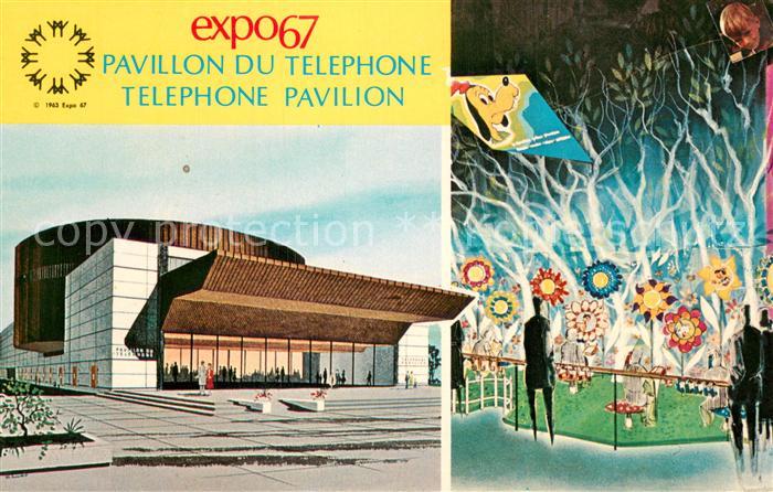 Exposition Universelle Internationale Montreal 1967 pavillon de Telephone