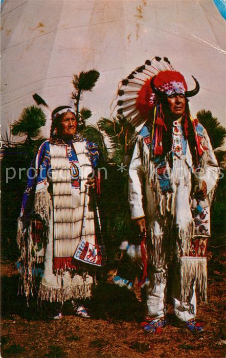 Indianer Native American Chief Benjamin Wife