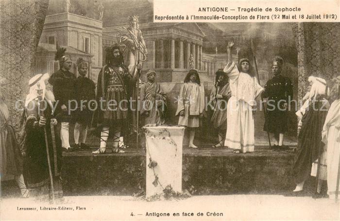 Theater Antigone en face de Créon