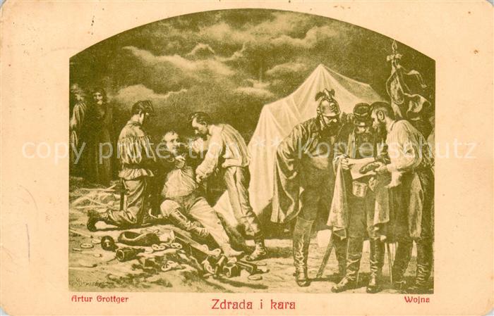 Polen Poland Artur Grottger Zdrada i kara