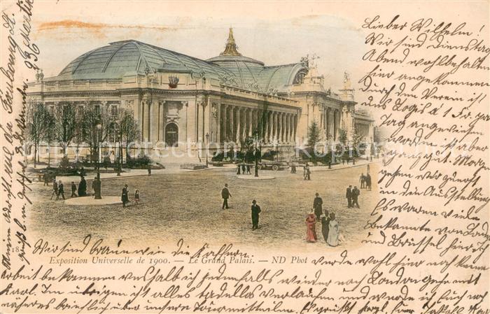 Exposition Universelle Paris 1900 ND Le Grand Palas