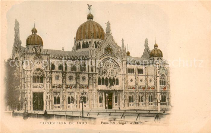 Exposition Universelle Paris 1900 Pavillon Royal d´Italia