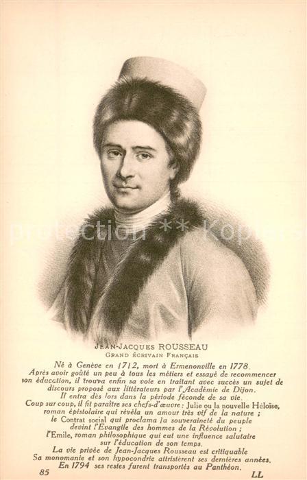 Persoenlichkeiten L.L. 85 Jean-Jacques Rousseau
