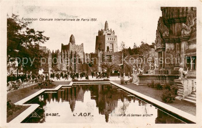 Exposition Coloniale Paris 1931 L´A.O.F.  SPA 2432