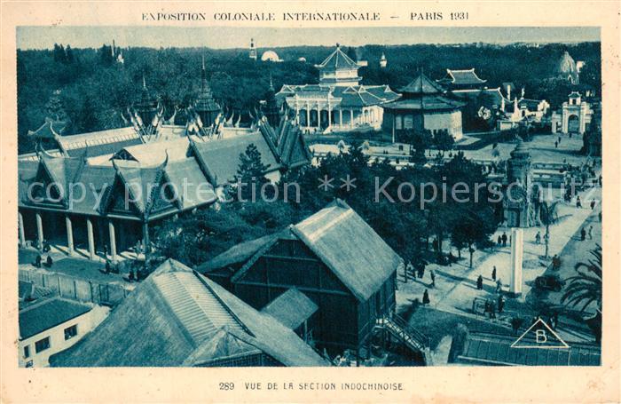 Exposition Coloniale Paris 1931 S.P.A.289 Vue de la section Indocminoise