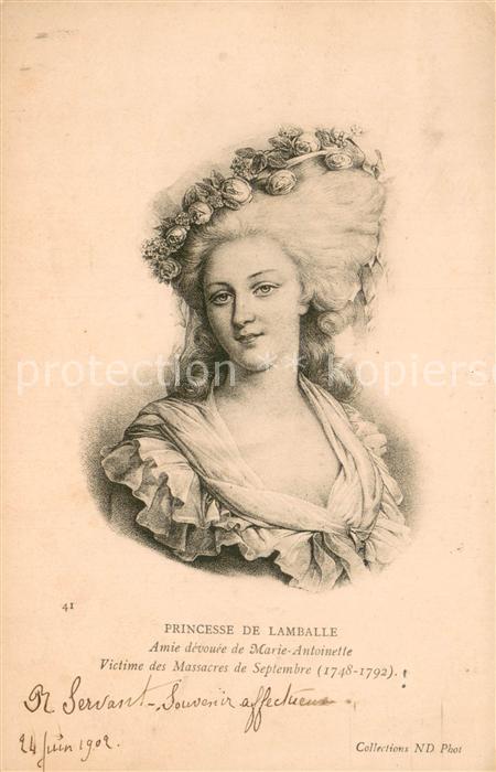 Persoenlichkeiten ND 41 Princesse de Lamballe