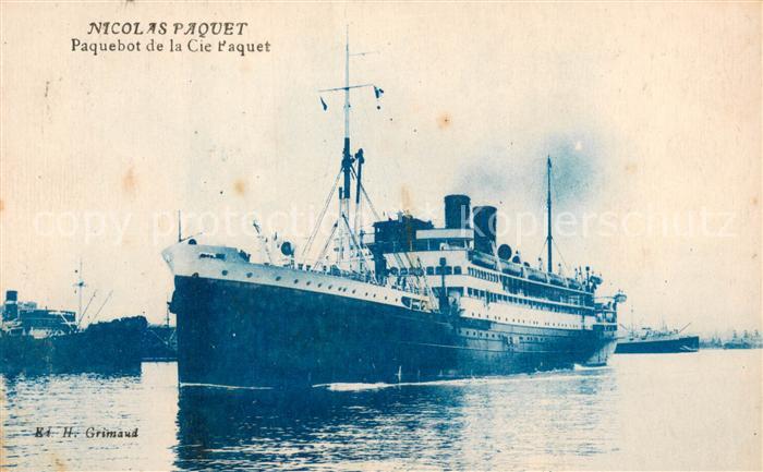 Dampfer Oceanliner Nicolas Paquet