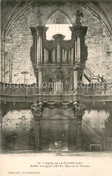Kirchenorgel Eglise de la Chaise dieu