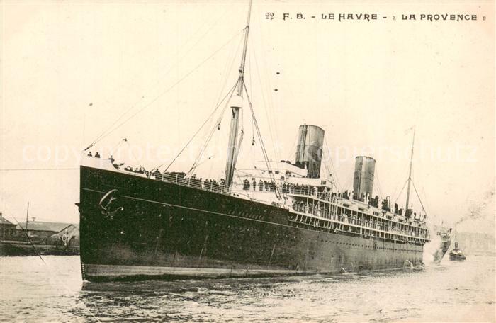 Dampfer Oceanliner LE HAVRE-LA PROVENCE