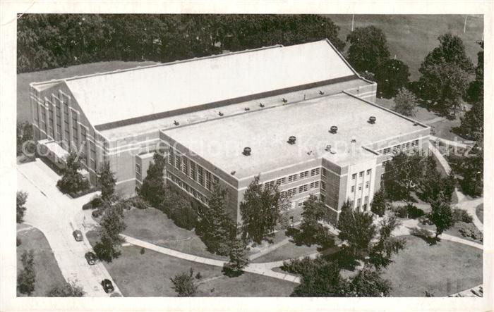 Michigan US-State Jenison Fieldhouse State College East Lansing Air view