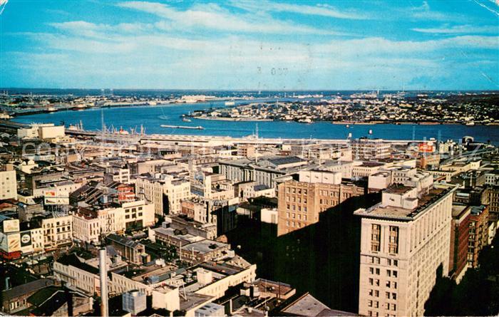 New Orleans Louisiana The Crescent City Air view