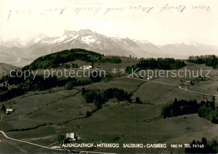 Mitteregg Berwang Alpengasthof mit Gaisberg Fliegeraufnahme