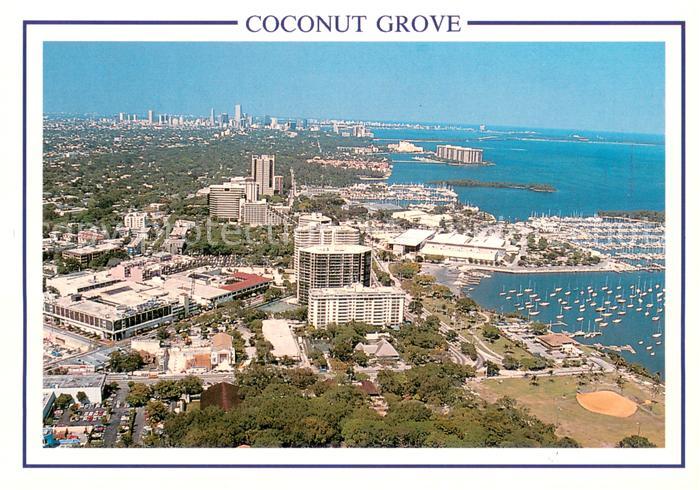 Coconut Grove Florida Fliegeraufnahme