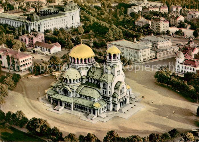 Sofia Sophia Der Dom Alexandar Newski Fliegeraufnahme